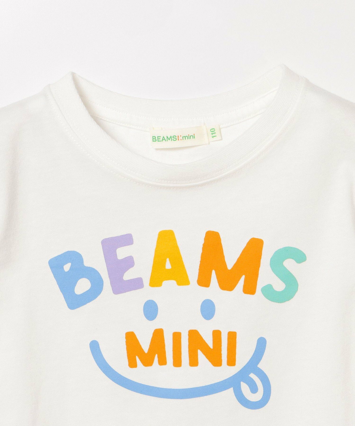 BEAMS mini / スマイル ロゴ Tシャツ 24SS(90~130cm)